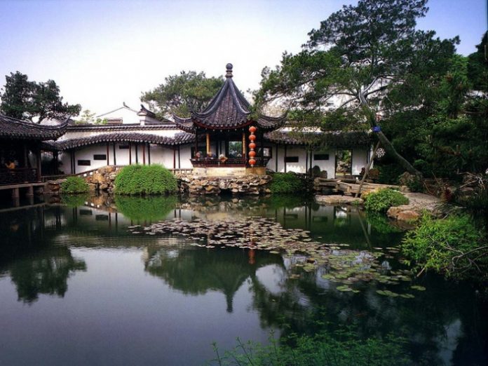 Японский сад. Токио